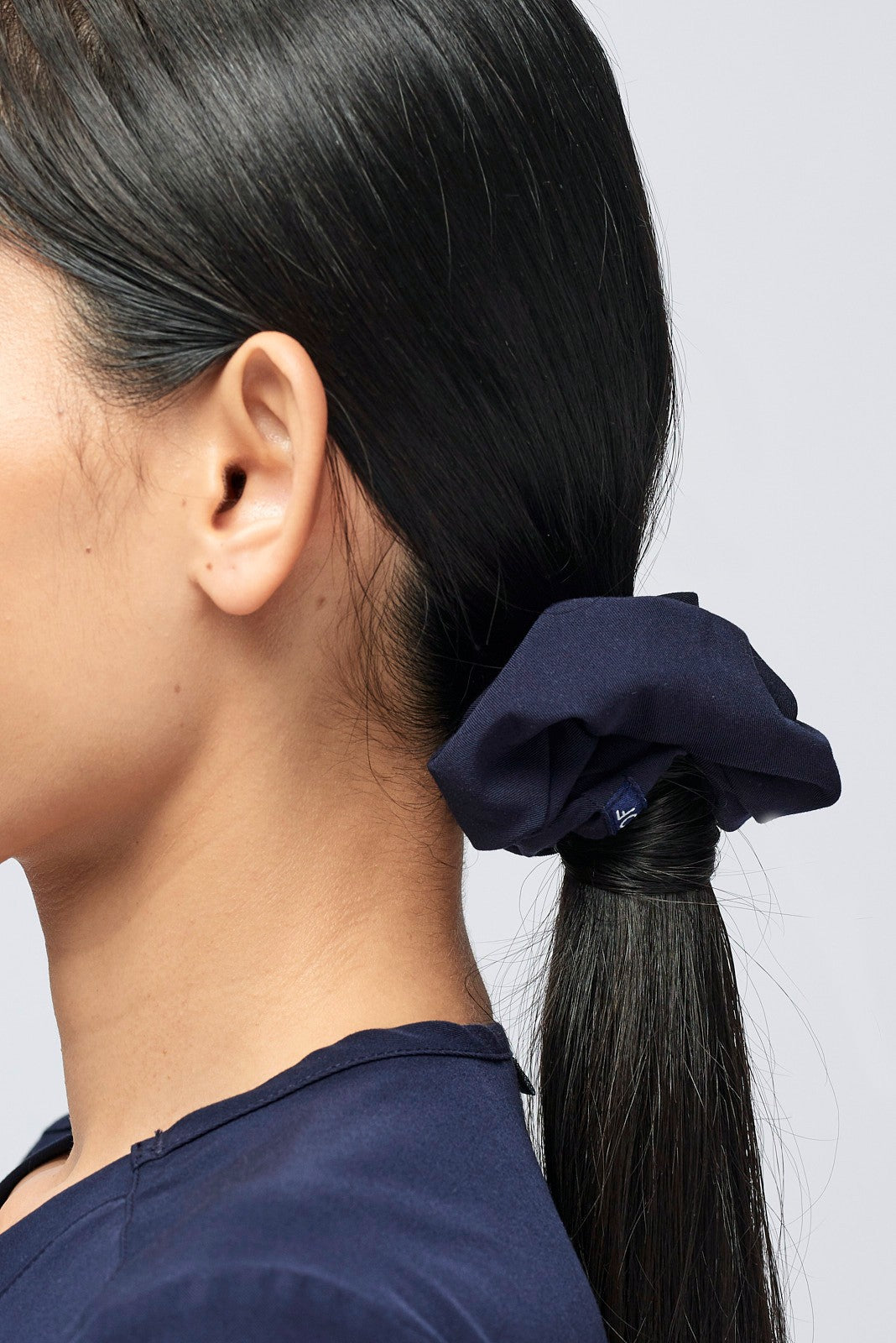Navy Scrunchie