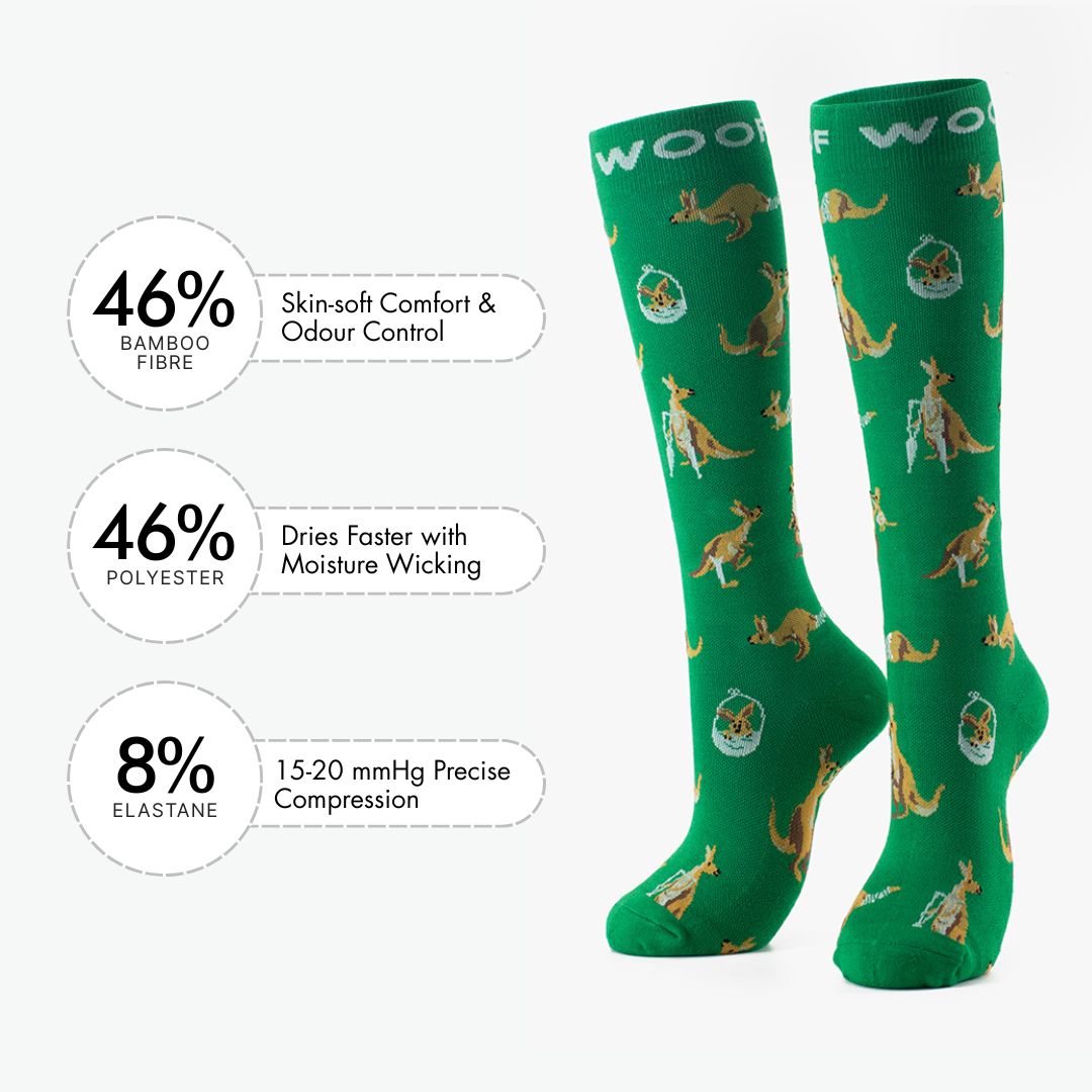 Kangaroo Hospital Bamboo Compression Socks