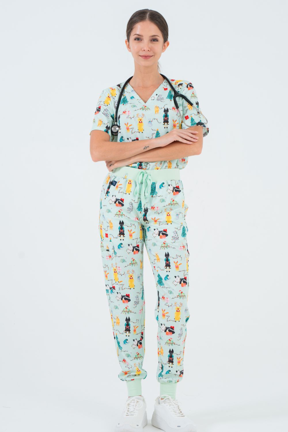 Christmas Tails Women’s 6-Pocket Joggers