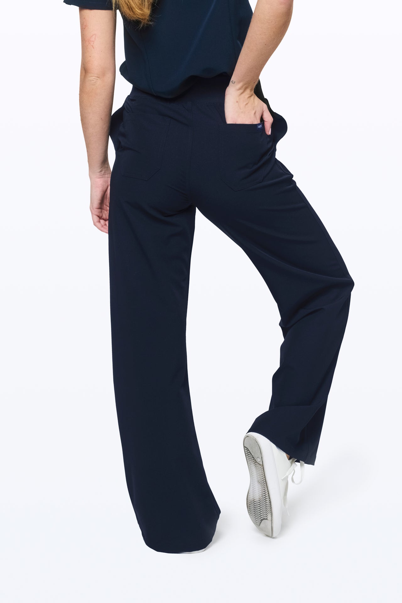 Women's High-Waisted Flare Scrub Pants