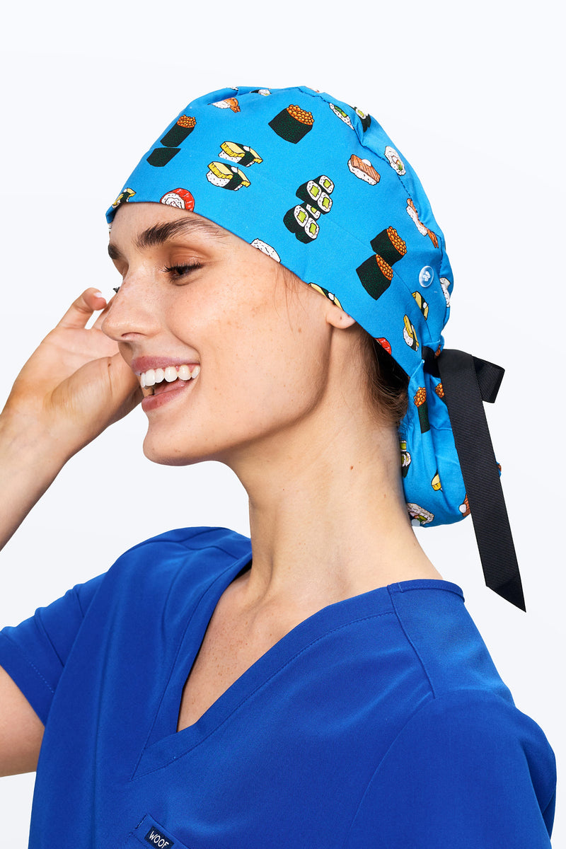 Sushi Surgical Scrub Cap Dr. Woof Apparel AU