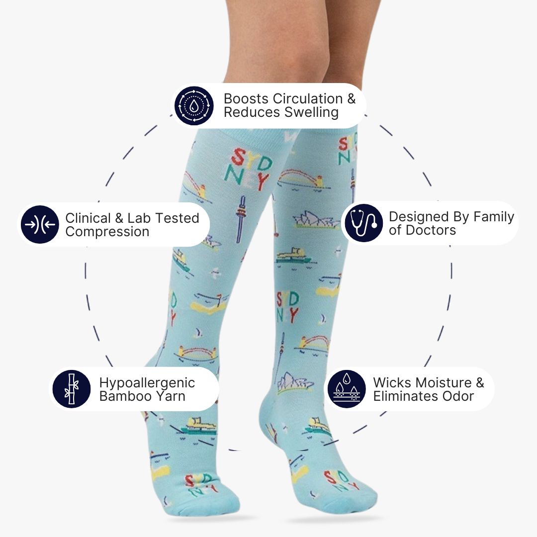 Simply Sydney Bamboo Compression Socks