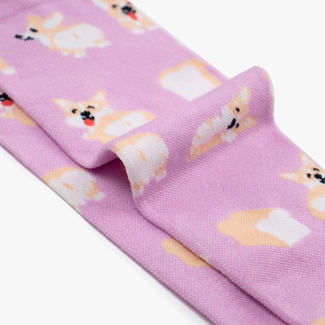 Loafing Corgis Bamboo Compression Socks