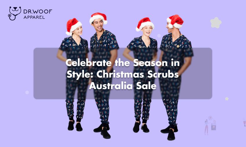 christmas scrub shirts australia