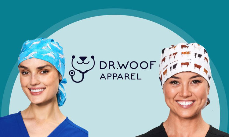 Explore Dr. Woof’s Printed Pattern Scrubs Collection