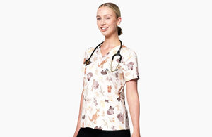 Printed Scrubs