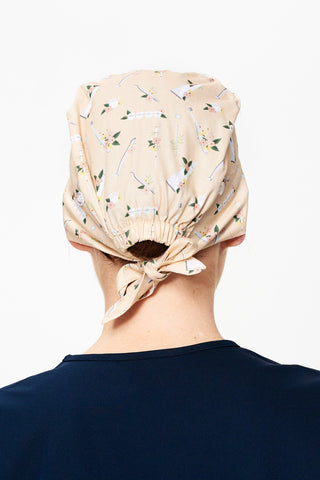 Dental Floral Scrub Cap