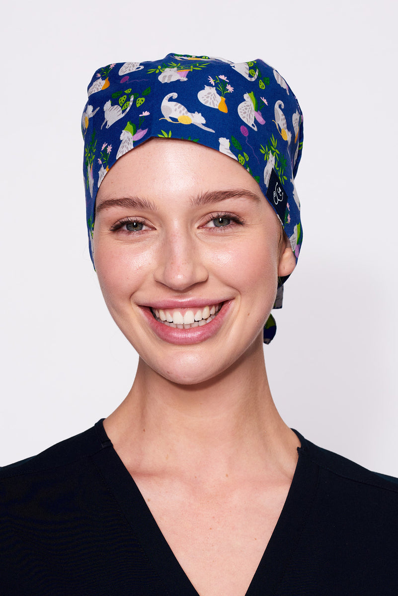 Australian Mist Cats Scrub Cap Designed in AU Dr. Woof Apparel AU