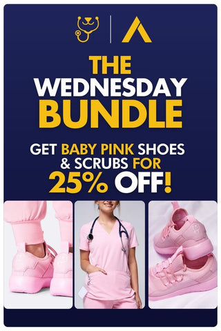 The Wednesday Bundle: Baby Pink Scrubs + ATHLETIKAN Sneakers