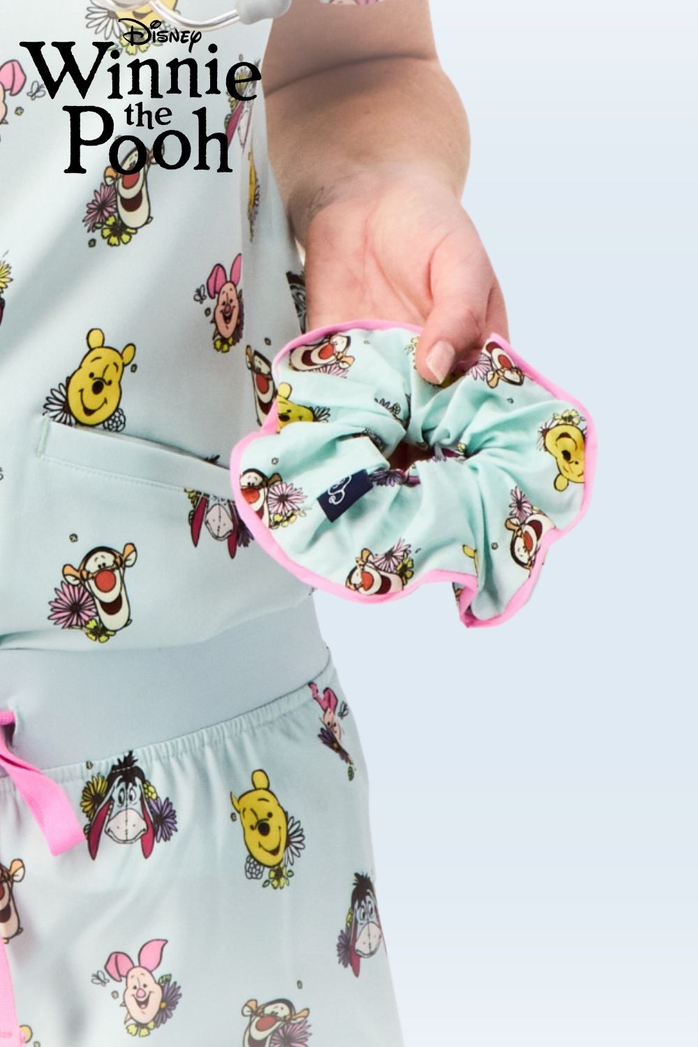 Disney’s Winnie the Pooh and Friends Scrunchie, Flower Patch