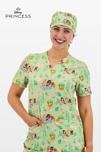 Disney Princess Scrub Cap, Garden Party