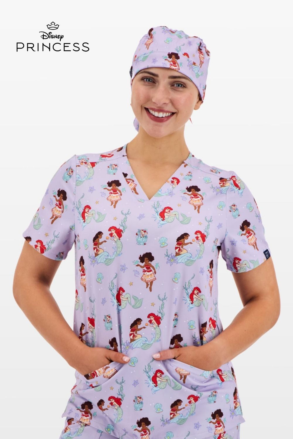 Disney Princess Scrub Cap, Ocean of Dreams
