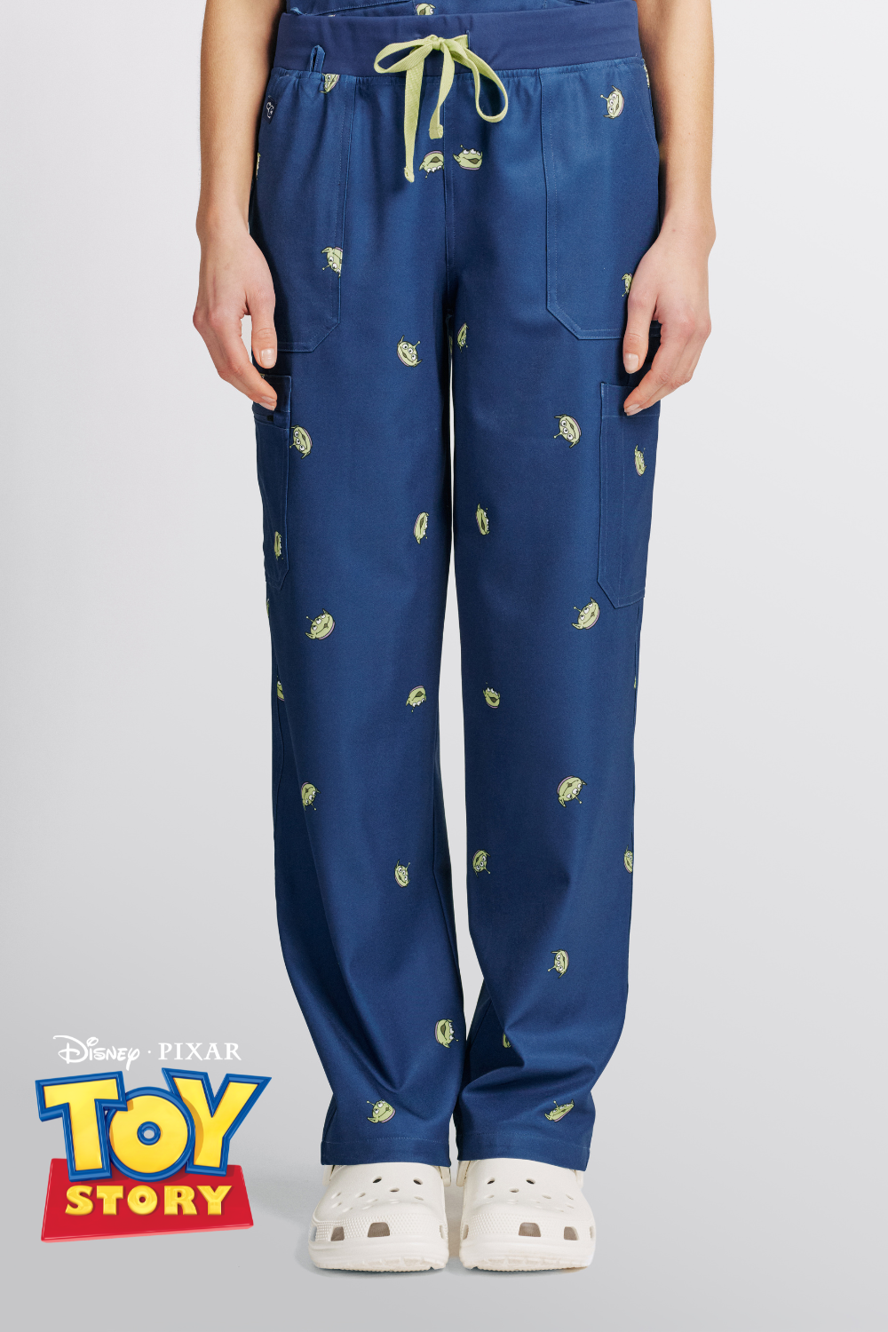 Disney’s Toy Story Women’s Scrub Set, Little Green Men