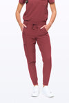 Unlisted Women's 6-Pocket Jogger (Copy) in Burgundy