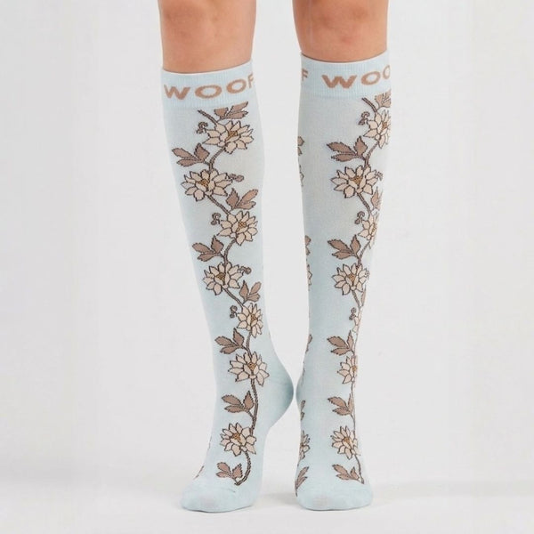 Flower Chain Bamboo Compression Socks