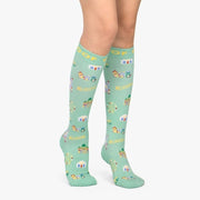 Meet Me in Melbourne Bamboo Compression Socks