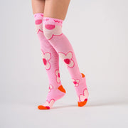 Flower Power Bamboo Compression Socks