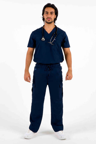 VetCore™ Men’s Vet Med Cargo Scrub Pants with GENU™ Removable Knee Protection