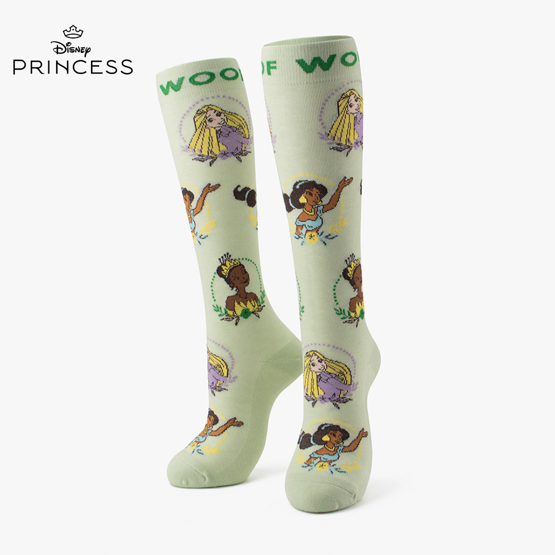Disney Princess Bamboo Compression Socks, Rapunzel, Jasmine & Tiana