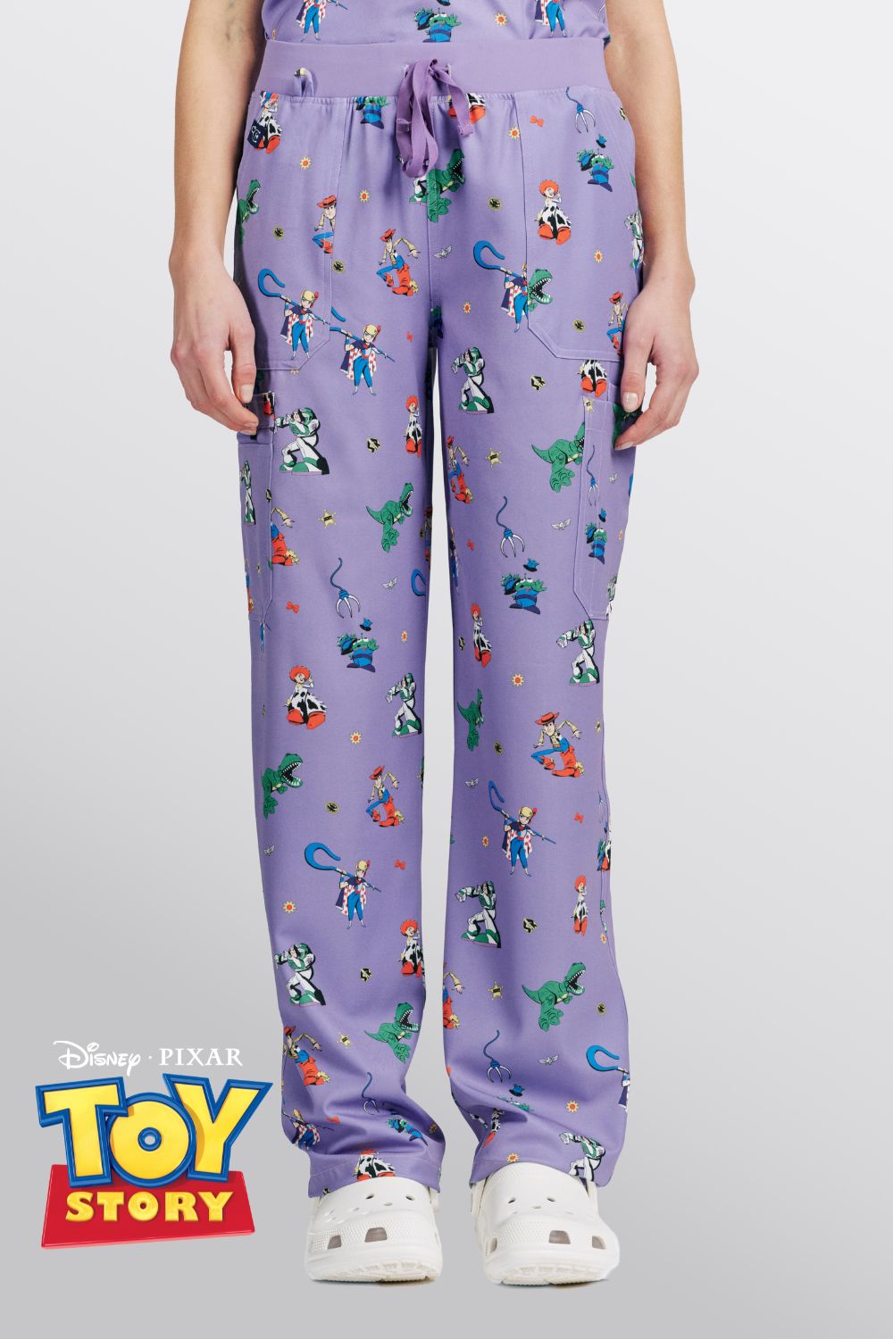 Disney’s Toy Story Women’s Cargo Scrub Pants, You’ve got a Friend
