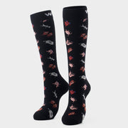 Positive Vibes Bamboo Compression Socks 4 Pack