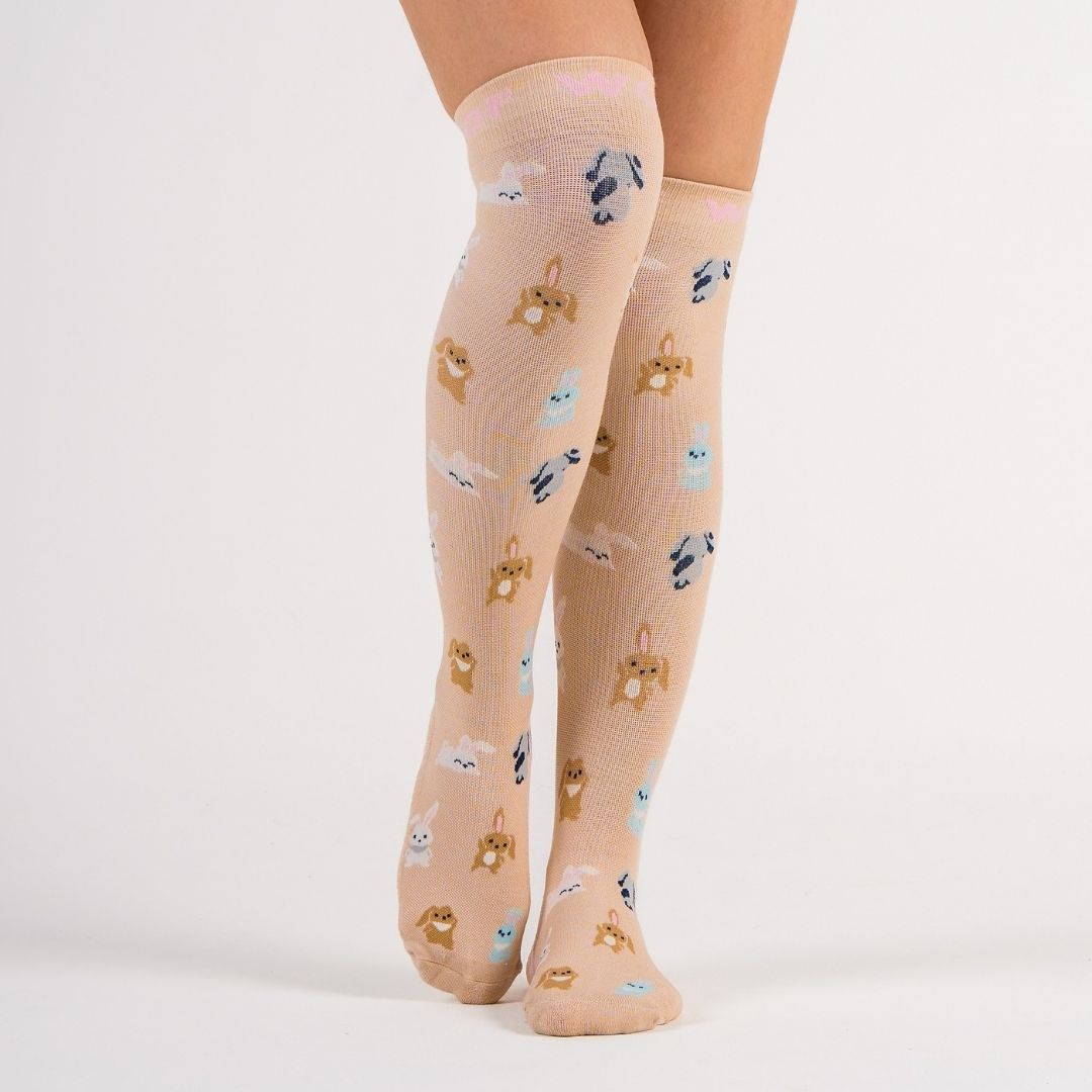 Bunnies Moisture-Wicking Compression Socks Woof Apparel AU