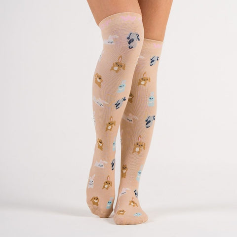 Bunnies Bamboo Compression Socks