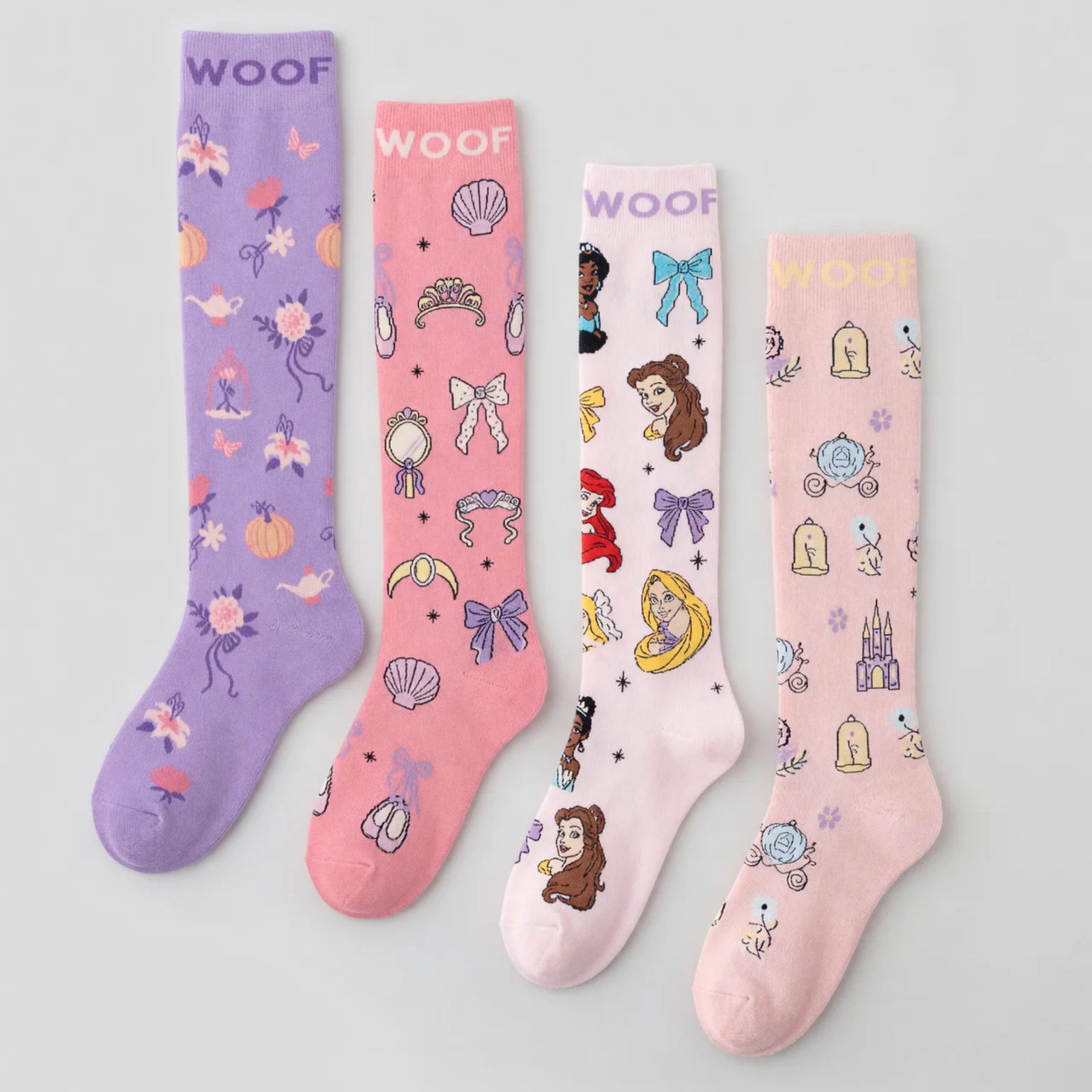 Disney Magical Moments Bamboo Compression Socks 4 Pack