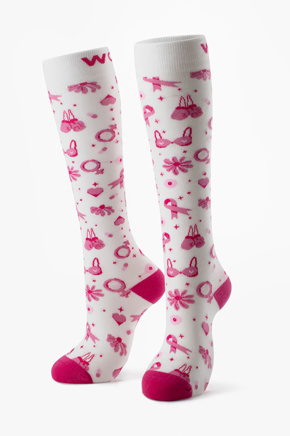 Positive Vibes Bamboo Compression Socks 6 Pack