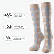 Blueberry Pie Bamboo Compression Socks