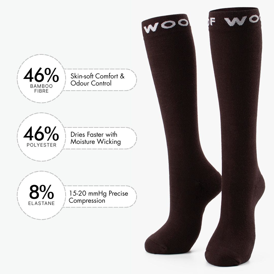 Nude 4 Bamboo Compression Socks