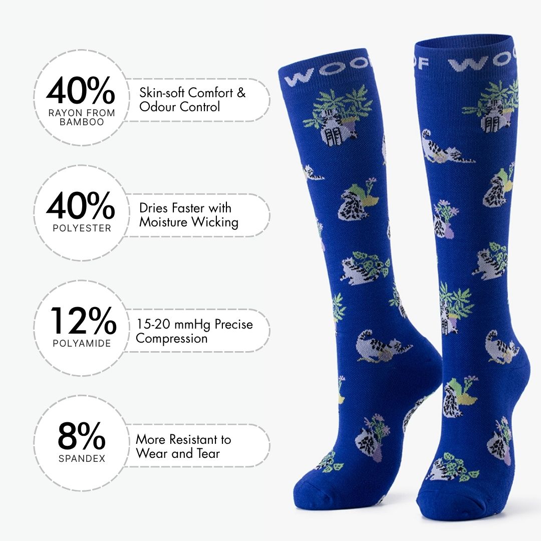 Australian Mist Cats Bamboo Compression Socks