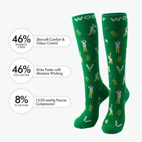 Hit for Six Bamboo Compression Socks