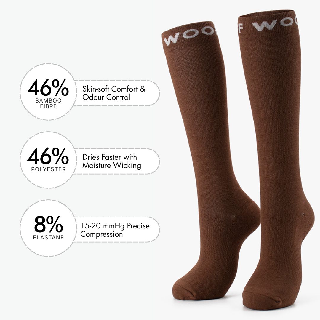 Nude 3 Bamboo Compression Socks