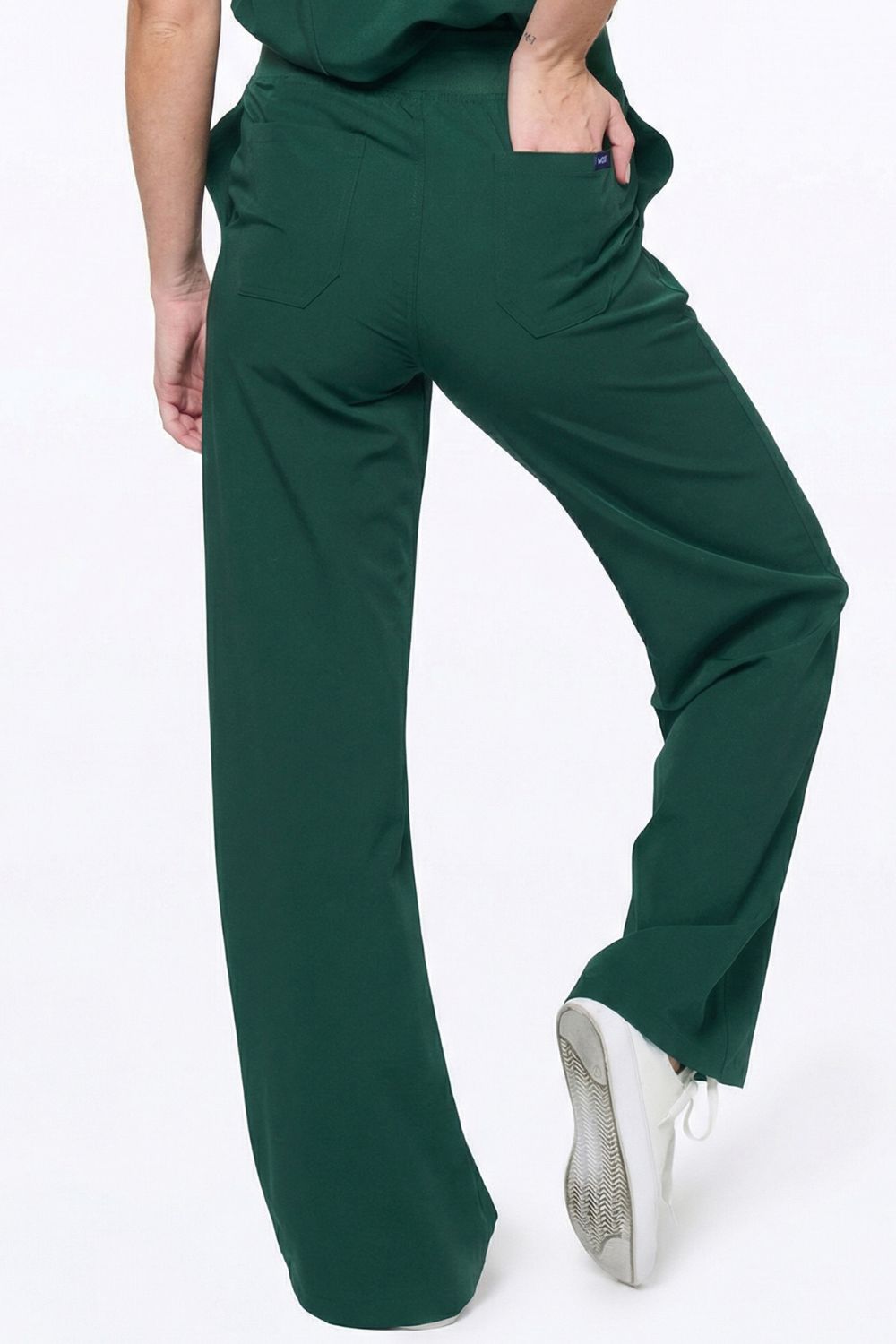 Women's High-Waisted Flare Scrub Pants