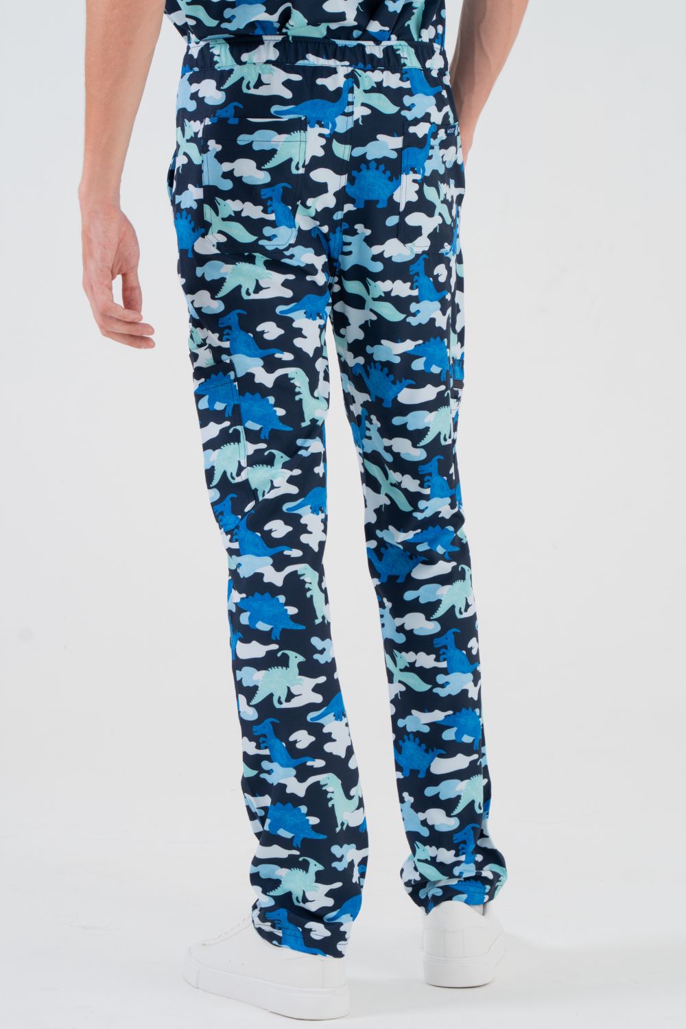 Camosaurus Rex Men’s Cargo Scrub Pants