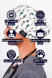 Prickles Scrub Cap