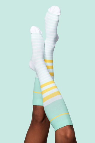 Merryl Stripe Compression Socks