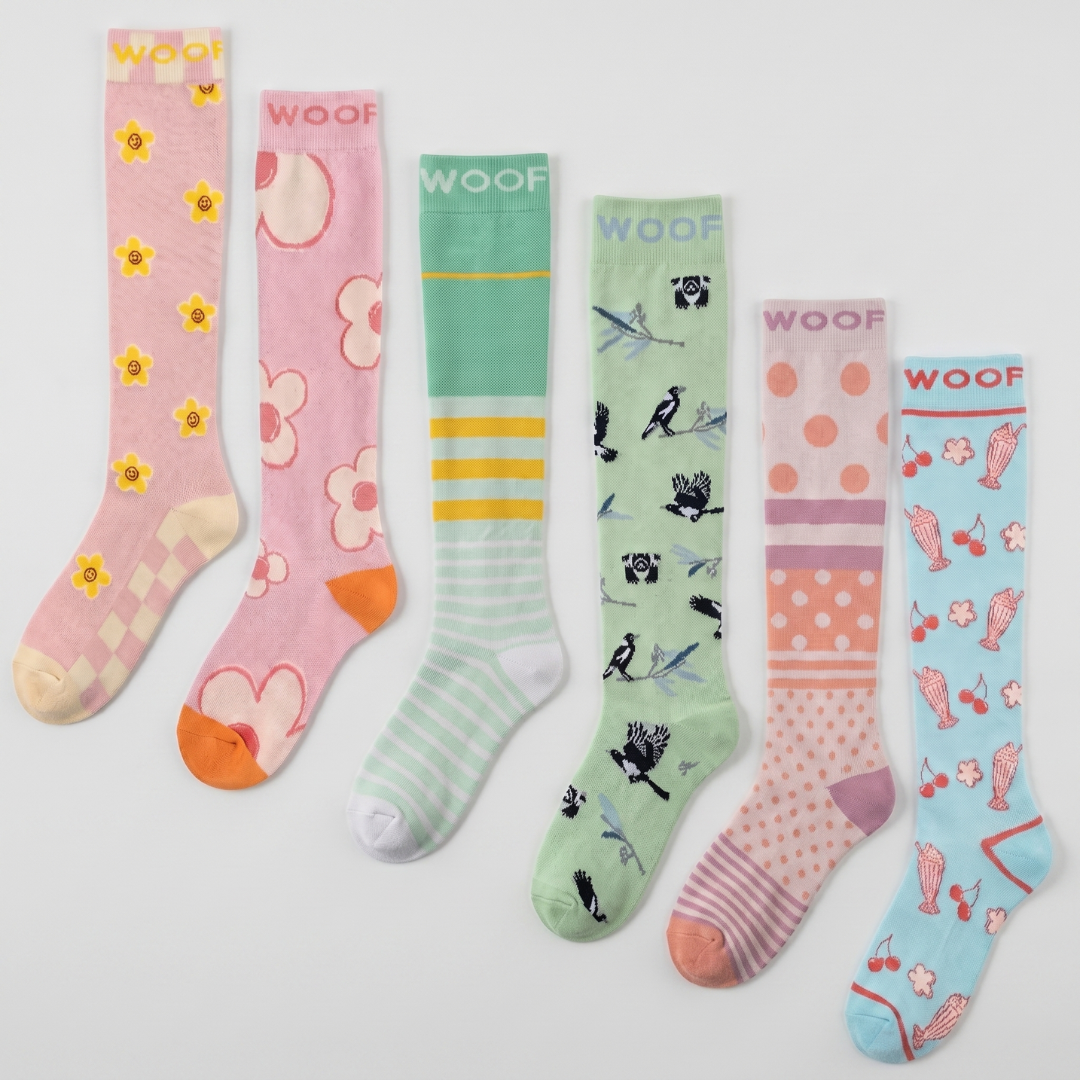 Dr. Woof stylish patterned compression socks