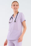 Women's 3-Pocket Scrub Top (Copy) in Jacaranda