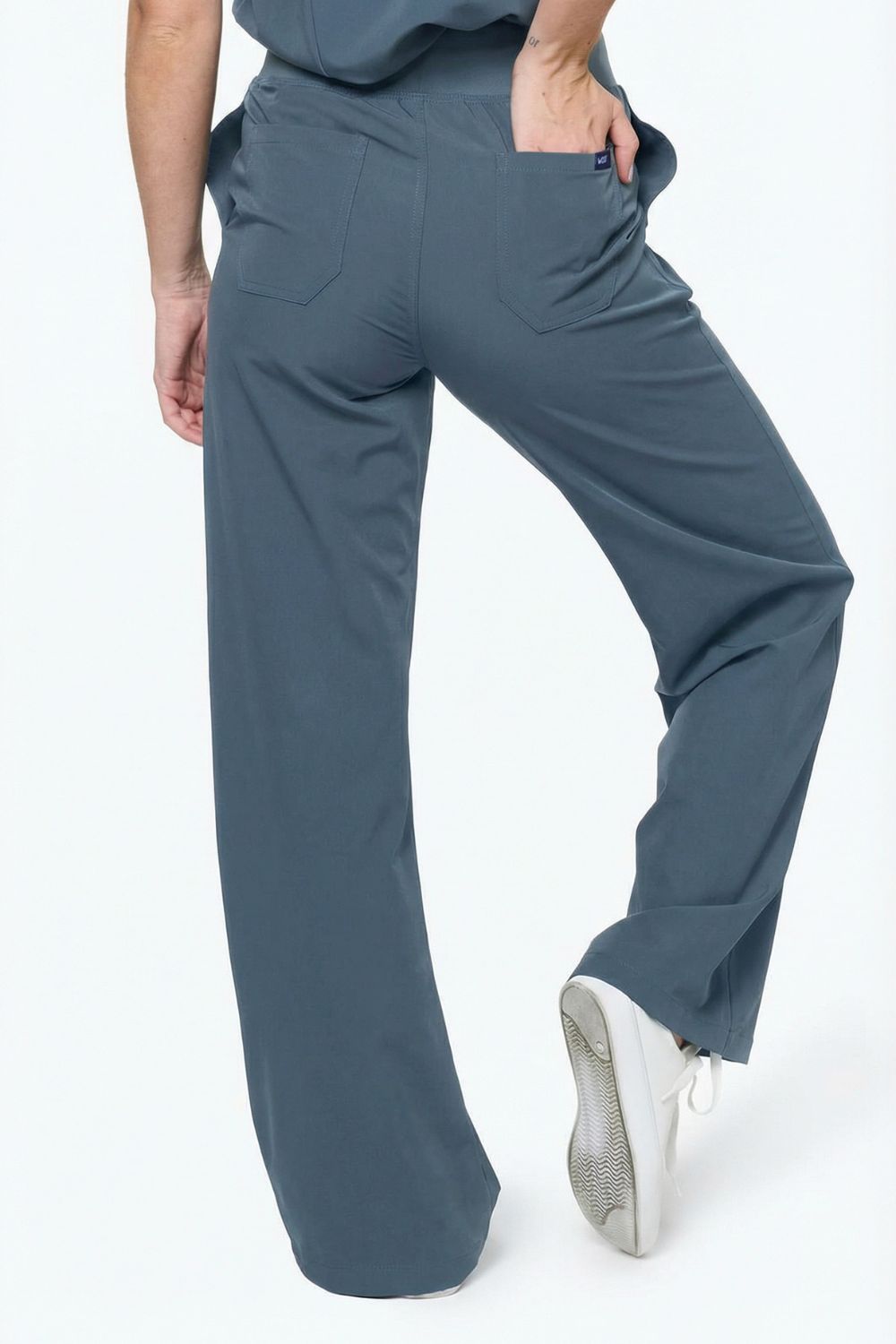 Women's High-Waisted Flare Scrub Pants