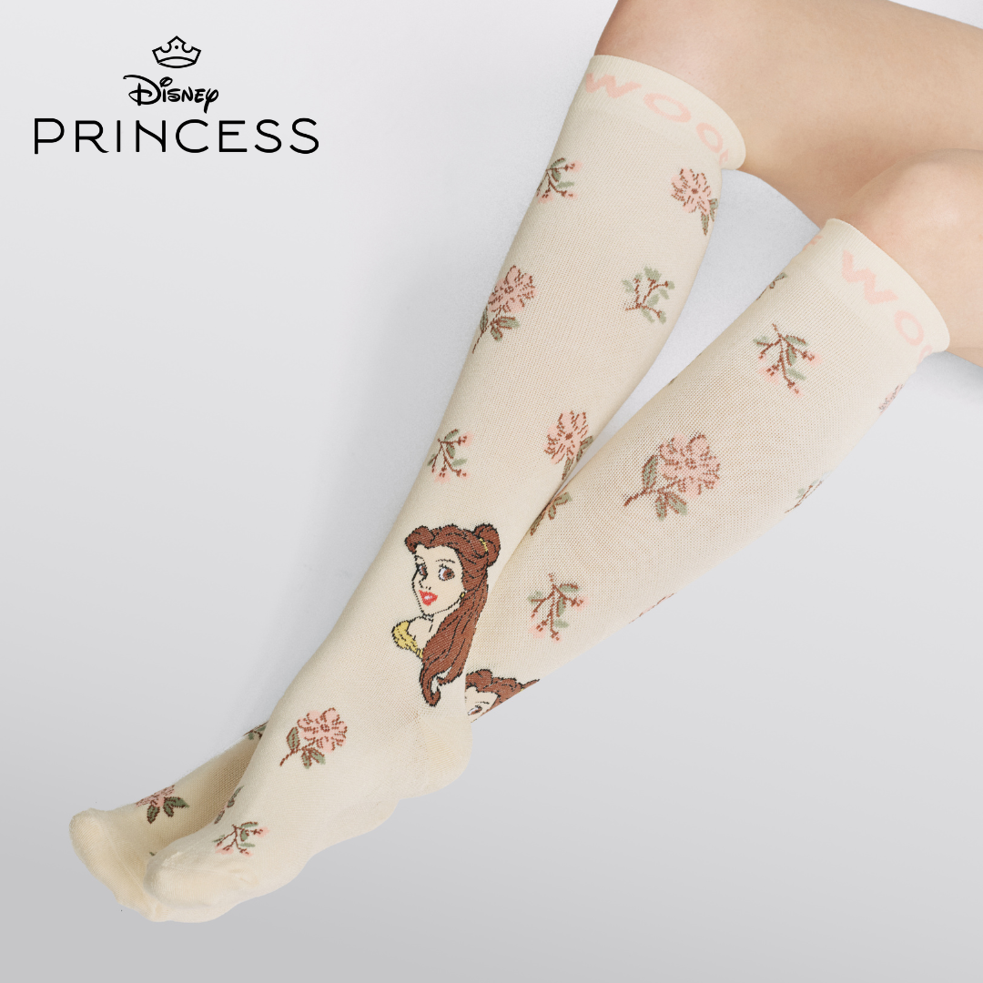 Disney's Beauty and the Beast Bamboo Compression Socks, Belle