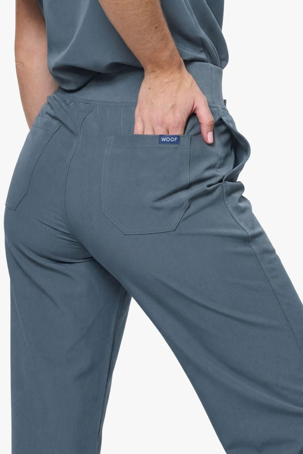 Women's High-Waisted Flare Scrub Pants