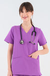 Women's 3-Pocket Scrub Top (Copy) in Popberry