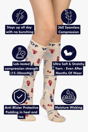 Waiter’s Best Friend Bamboo Compression Socks