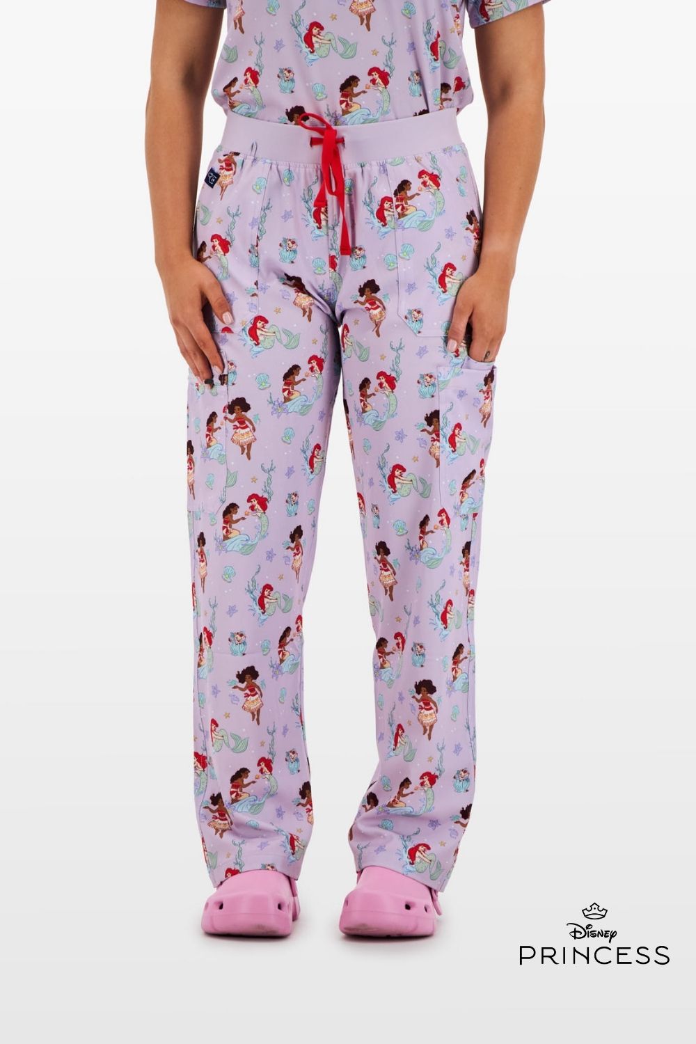 Disney Princess Women’s Scrub Set, Ocean of Dreams