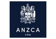 ANZCA FPM logo featuring a detailed crest on a dark background.