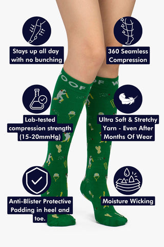 Hit for Six Bamboo Compression Socks