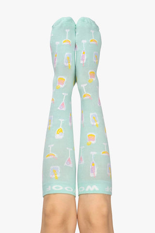 Cocktail Hour Bamboo Compression Socks