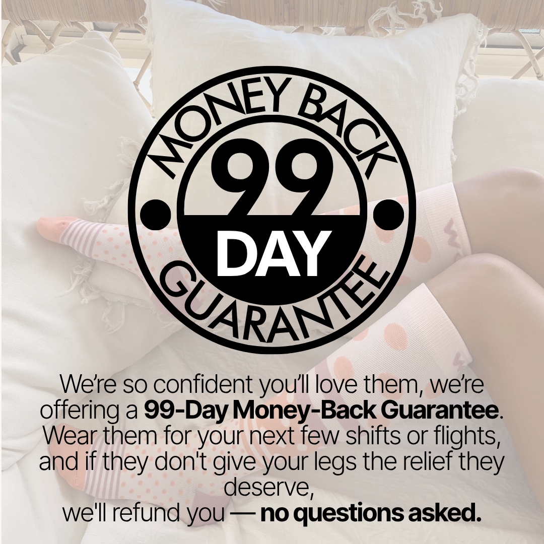 1 in 7: Breast Cancer Awareness Bamboo Compression Socks